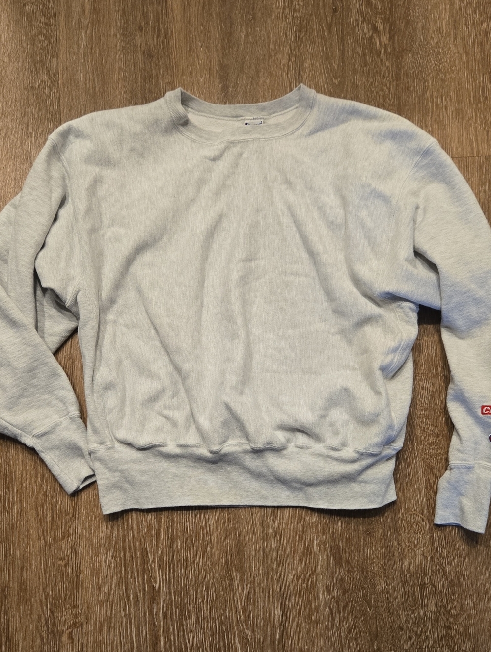 Champion Light Gray Men’s Crewneck Sweatshirt